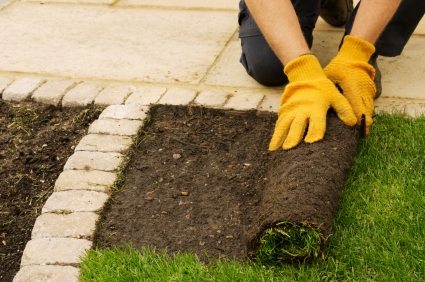 Lawn installation in Southbury, CT by IR Full Service LLC.